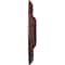 Ekena Millwork Amelia Ceiling Medallion (Fits Canopies up to 2 3/8"), 19 5/8"OD x 3/4"P, Brushed Mahogany CM20AMBMF - alternate 3